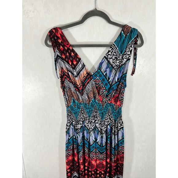 Win Win Surplice Sundress Gathered Shoulders and Waist - Picture 2 of 4